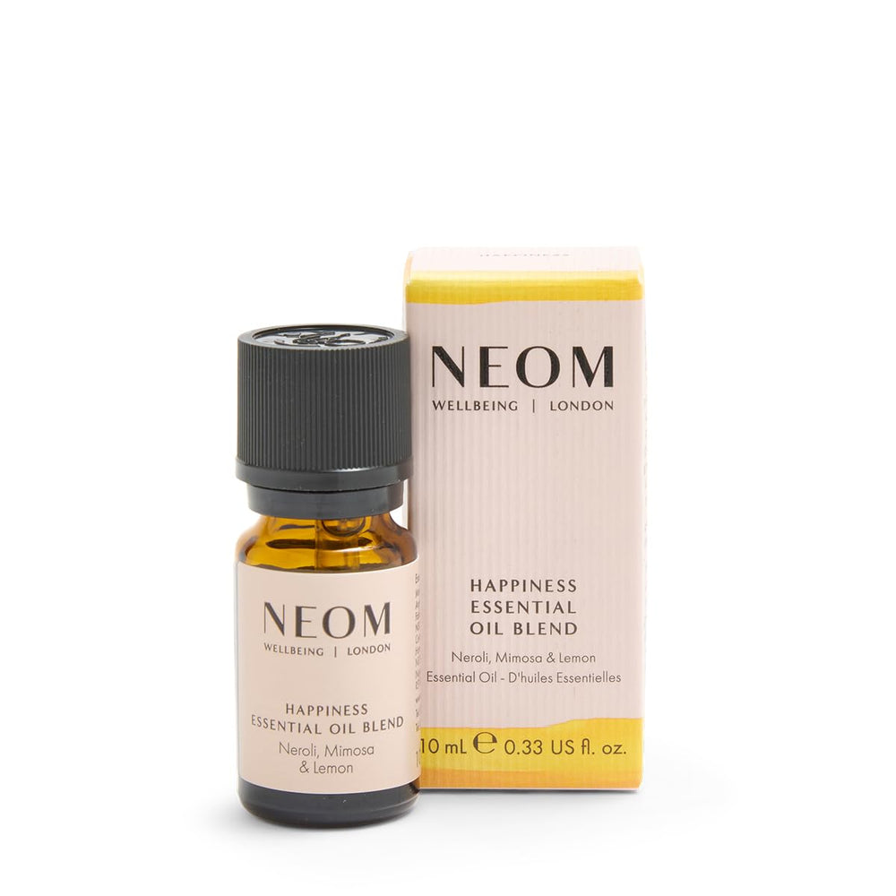 Front view of NEOM Essential Oil Blend 10ml bottle