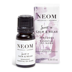 NEOM Essential Oil Blend 10ml bottle with Ylang Ylang, Frankincense and Patchouli