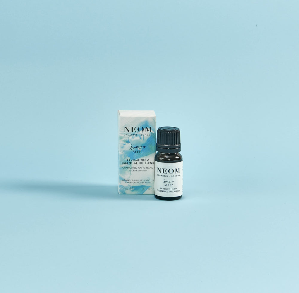 Close-up of NEOM Essential Oil Blend 10ml with Ylang Ylang notes