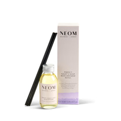NEOM Perfect Night's Sleep Reed Diffuser Refill 100ml bottle with lavender, chamomile and patchouli