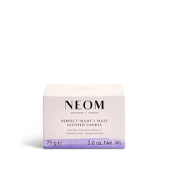 Packaging of NEOM Perfect Night's Sleep Travel Candle