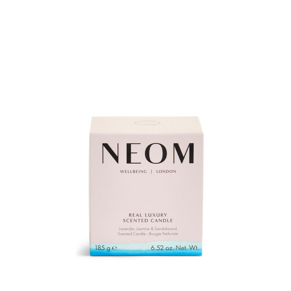 NEOM Scent to De-Stress collection with 19 oils enhances mood subtly.