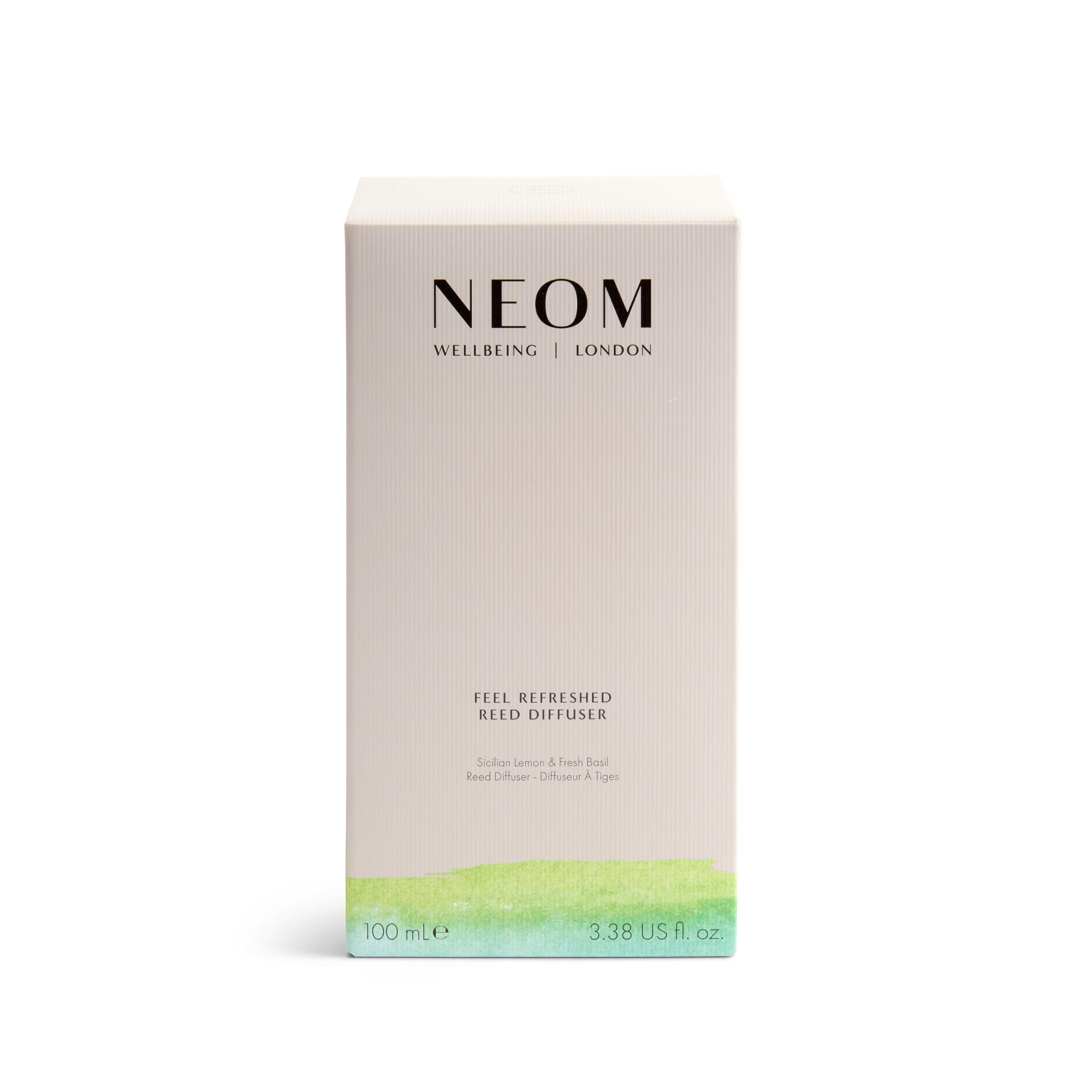 Sicilian lemon and basil essential oils aroma in NEOM diffuser
