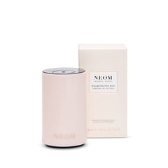 NEOM Wellbeing Pod Mini front view for portable scent in small spaces, mood-friendly