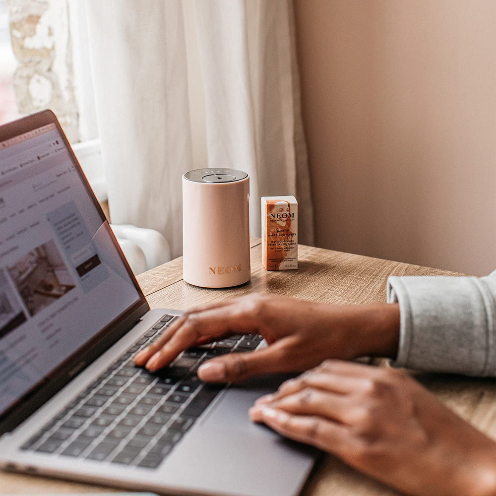 NEOM Wellbeing Pod Mini USB-rechargeable diffuser for cordless scenting anywhere