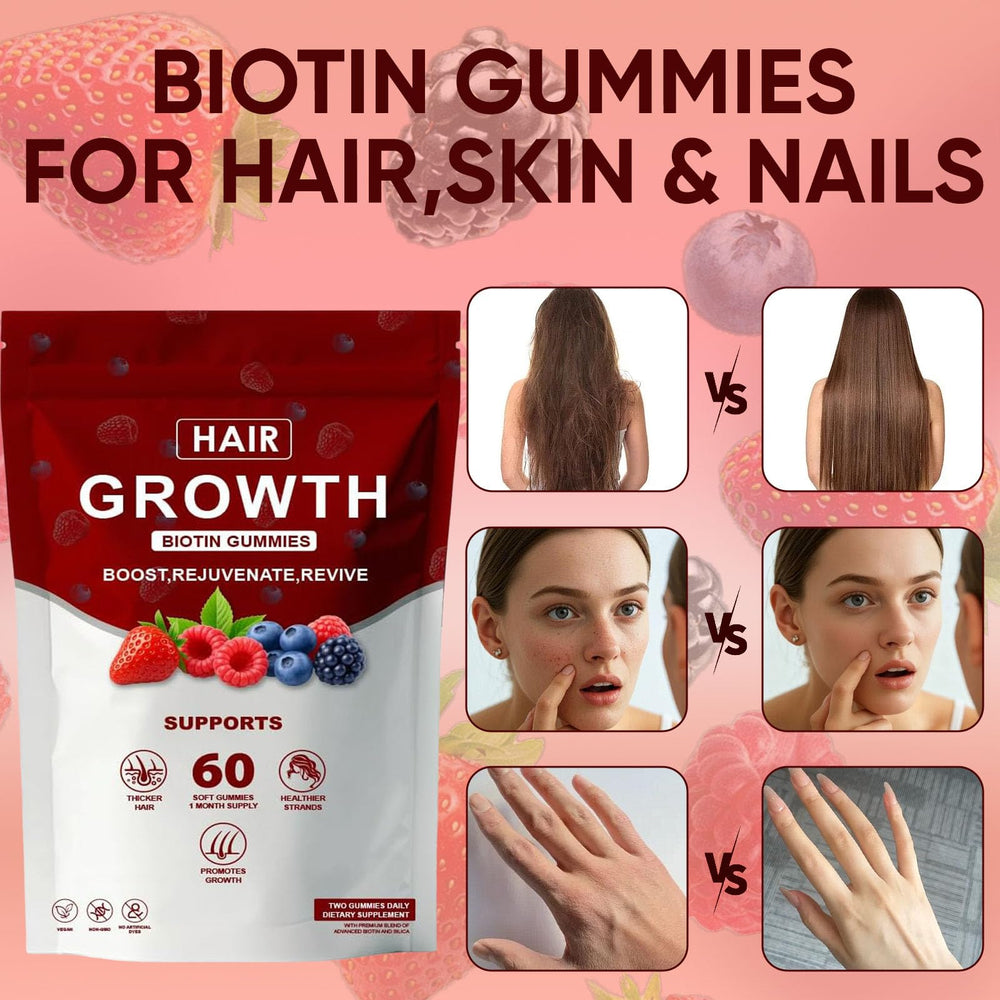 Close-up of healthy hair representing results from using Neonomicon Lumin gummies