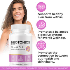 Open bottle of Neotonics Capsules