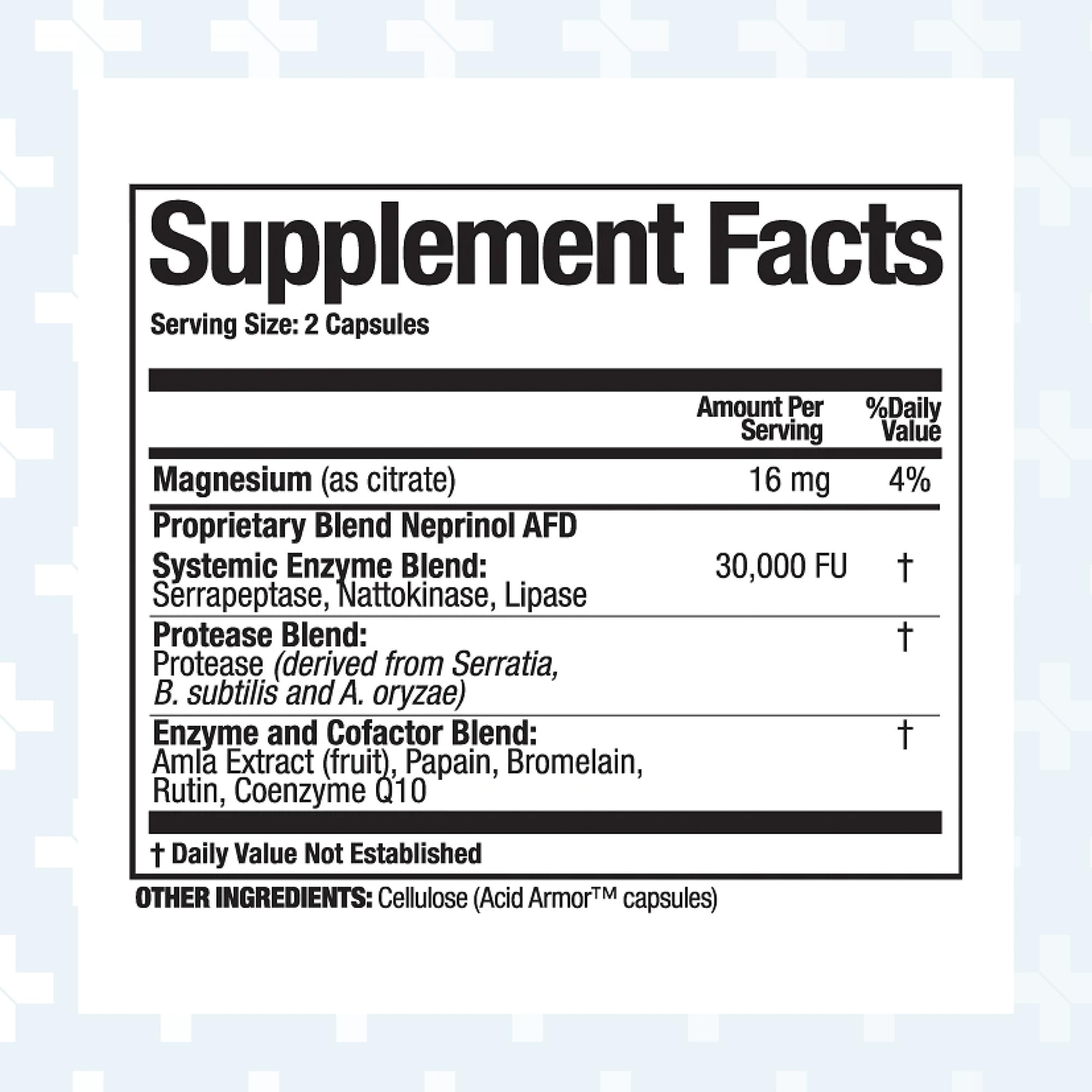 Graphic illustrating serrapeptase and nattokinase enzymes
