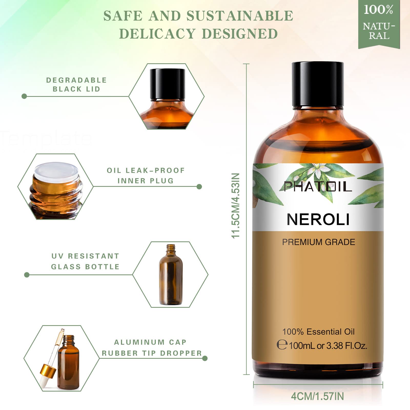Neroli essential oil for DIY candles soaps and bath bombs