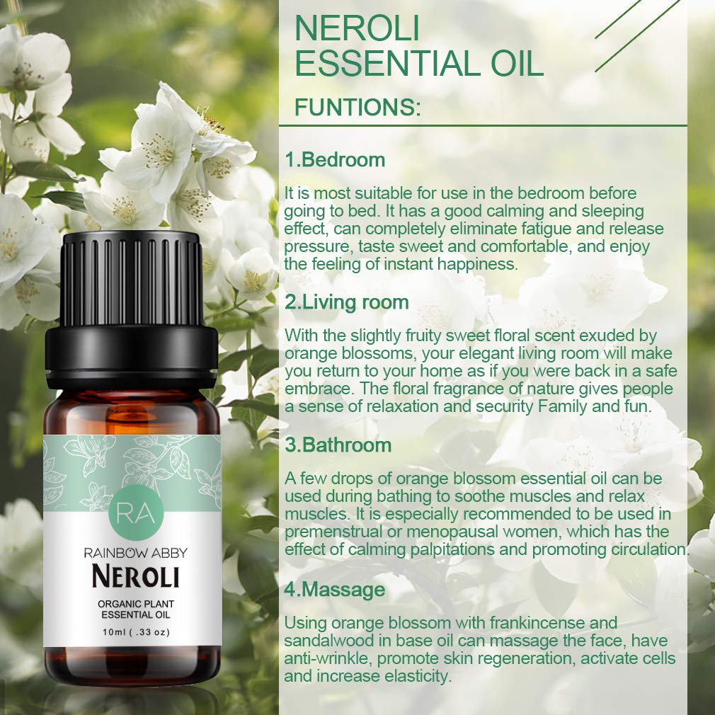 Label of Neroli essential oil 10ml