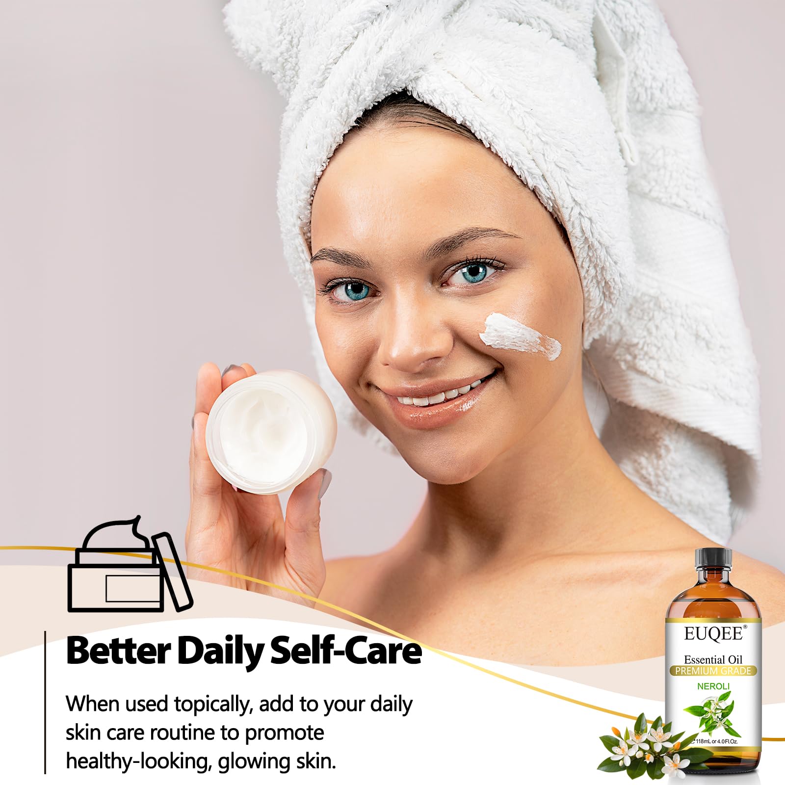 Neroli essential oil for bath bombs and spa DIY