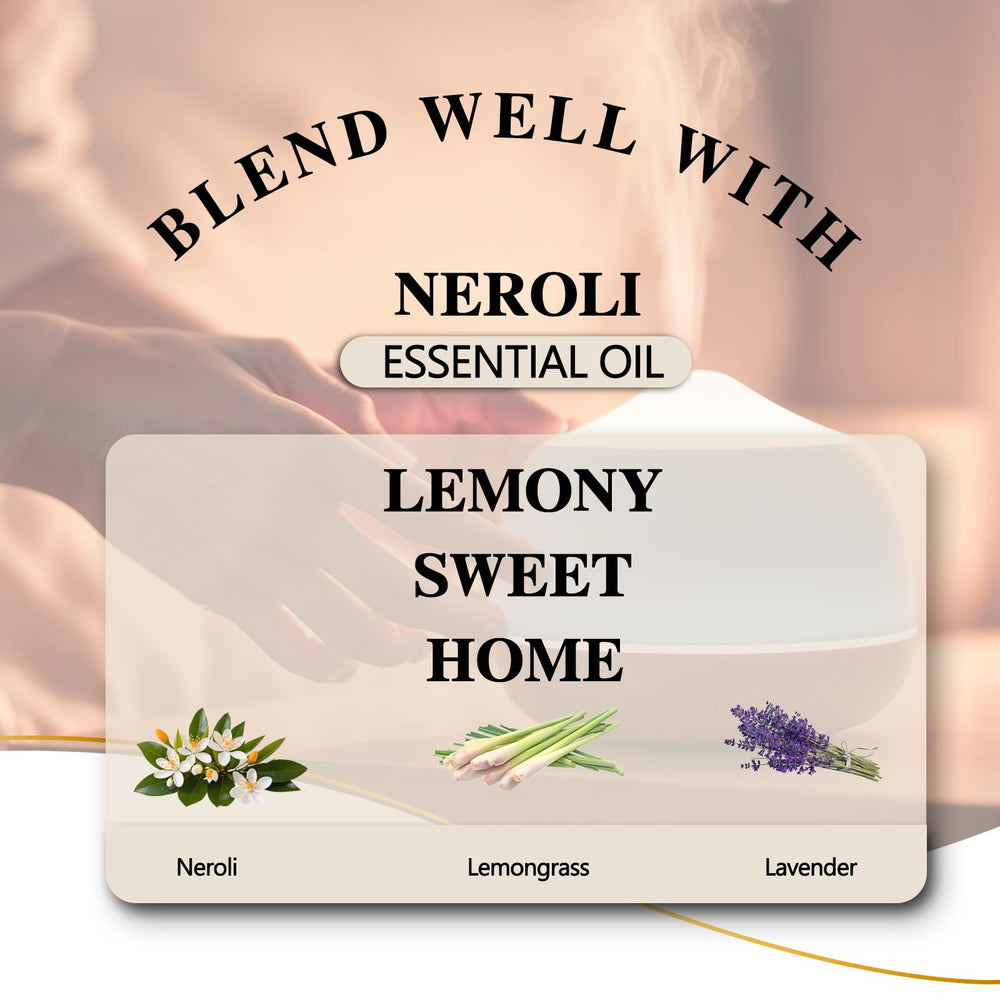 Dropper dispensing Neroli essential oil