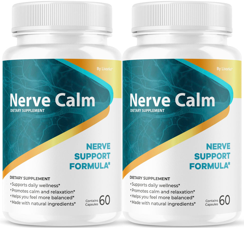 Front view of Nerve Calm 2-pack