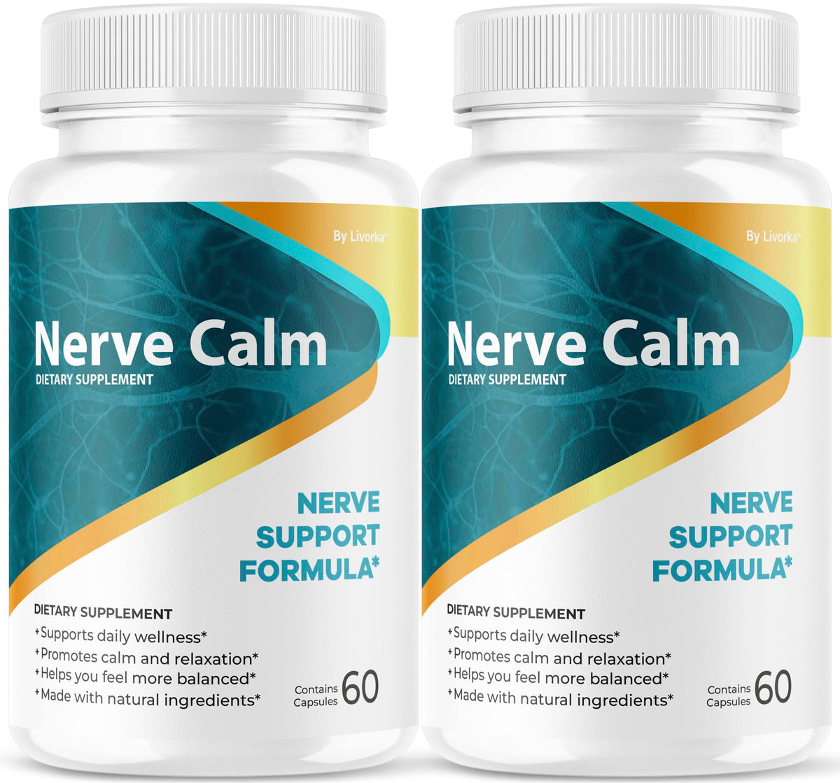 Front view of Nerve Calm 2-pack