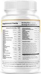 Nerve Calm bottle indicating 60 capsules per bottle