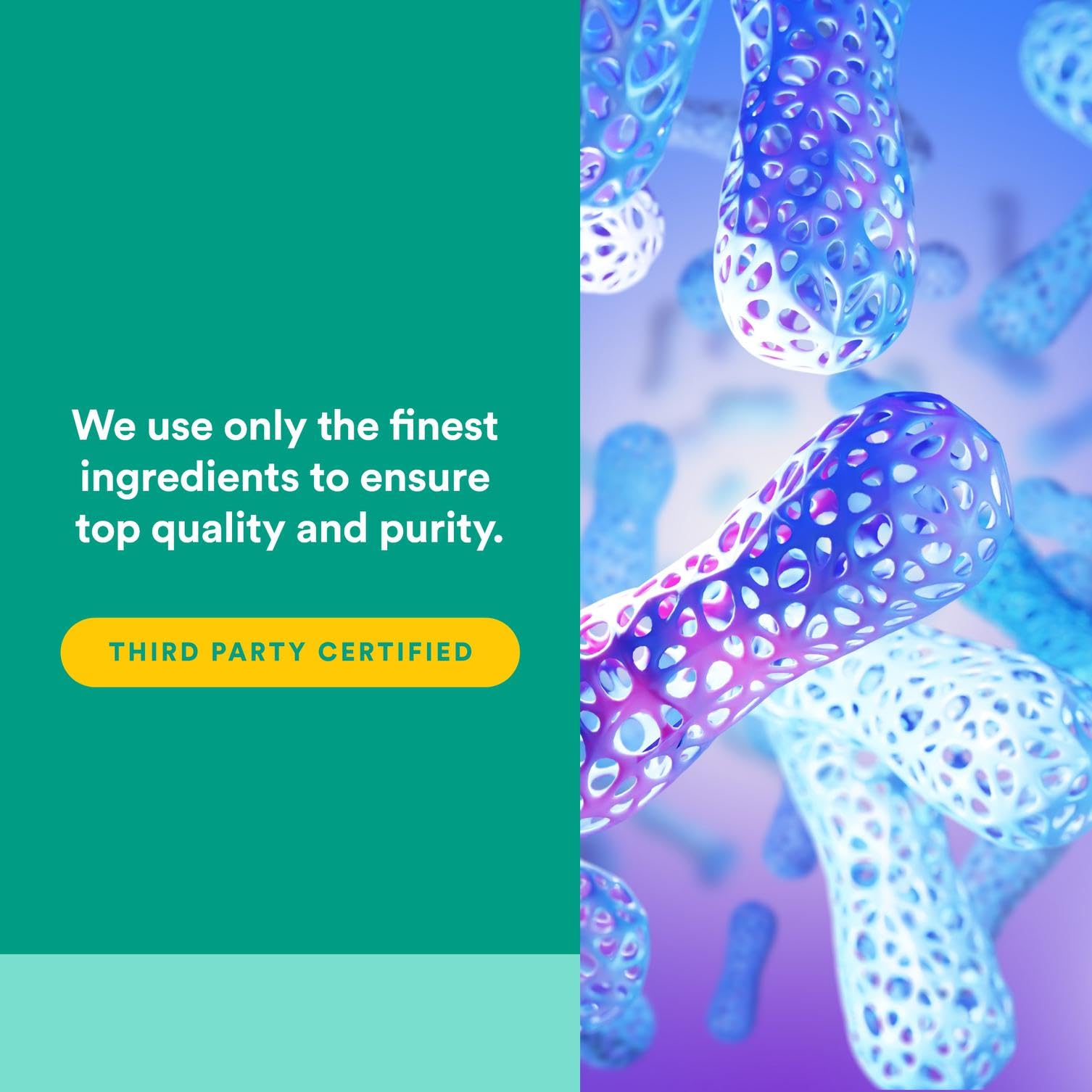 Graphic showing support for healthy nerve function