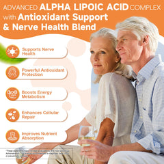 Diagram illustrating nerve health and cellular energy benefits