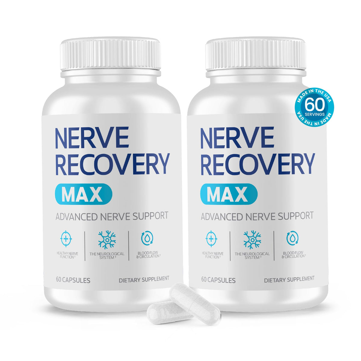 Nerve Recovery Max bottle with label