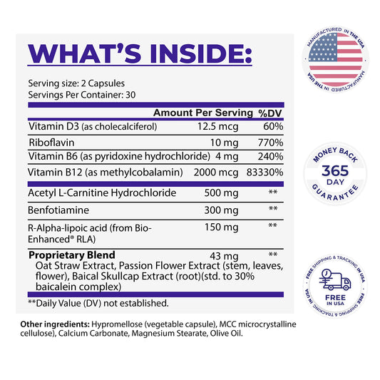 Bottle of PureHealth Nerve Regen Formula