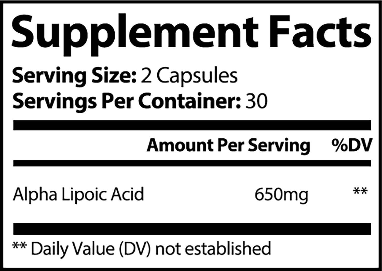Serving size of 60 veggie capsules