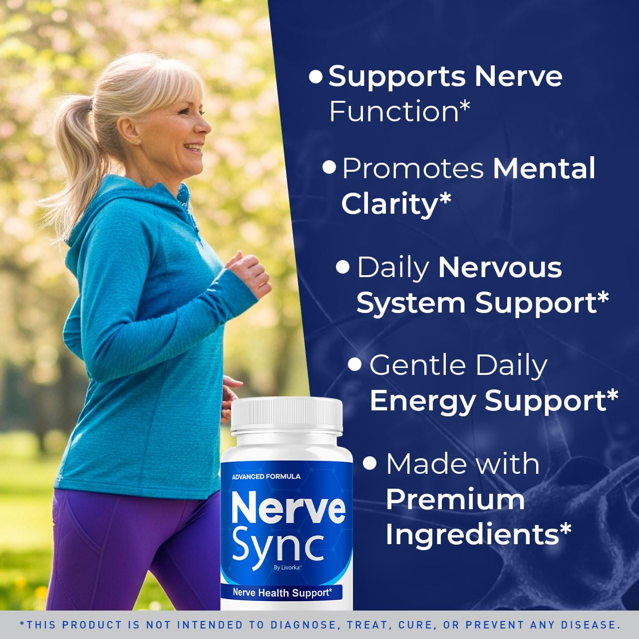 NerveSync bottle label close-up