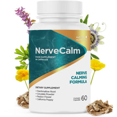 NerveCalm bottle and packaging