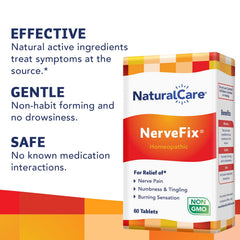 NerveFix Natural Care bottle packaging