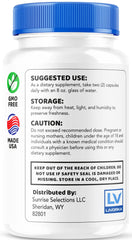 Dietary supplement bottle turned at an angle