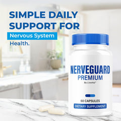 NerveGuard Premium ingredients highlight graphic