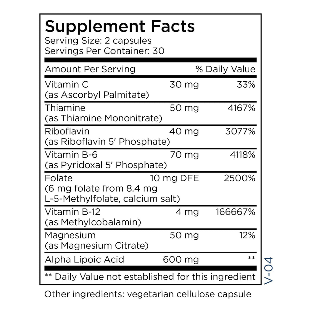 Illustration depicting nerve health and homocysteine support