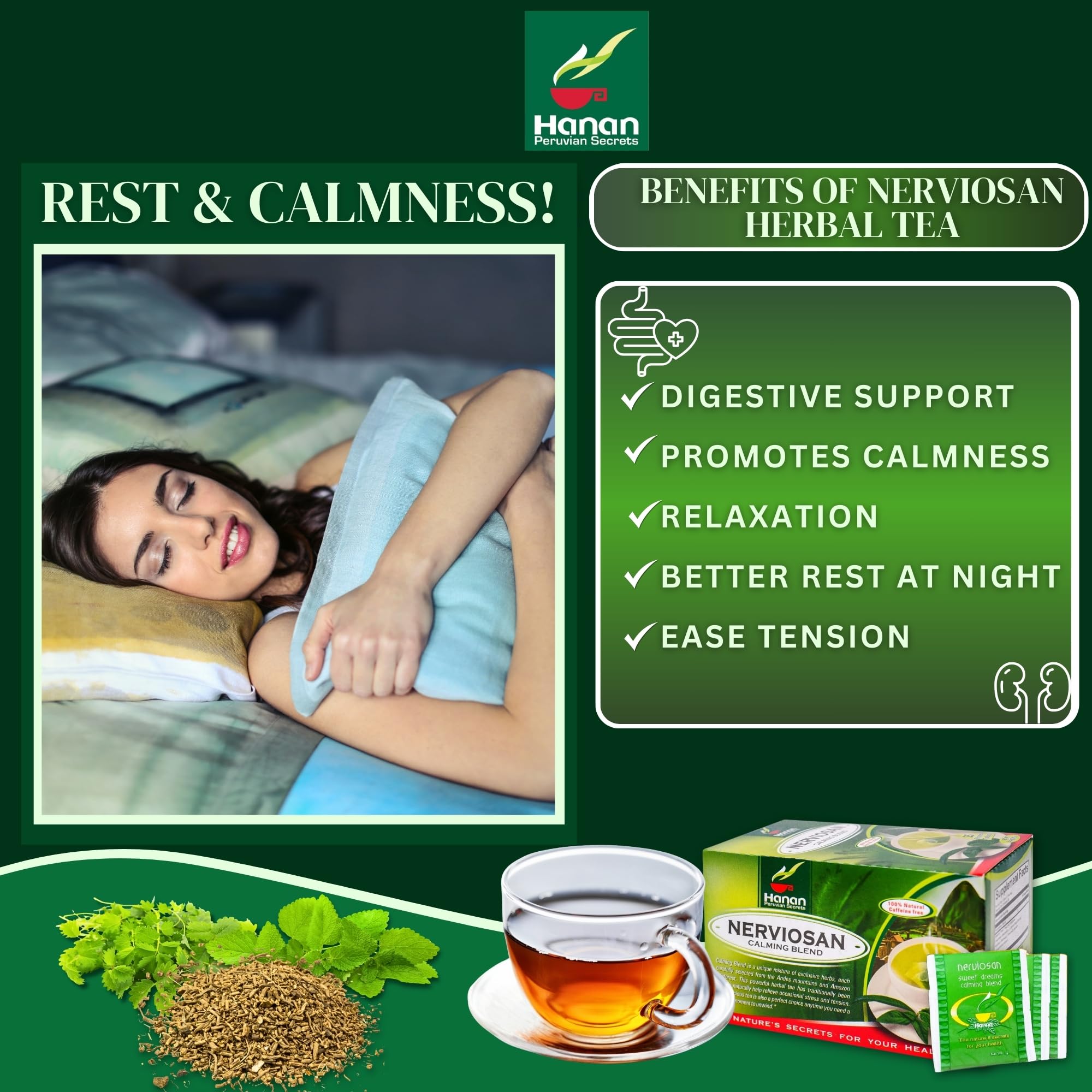 Valerian root used in Nerviosan blend