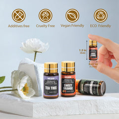Assorted 70 essential oil bottles in NESCCI set