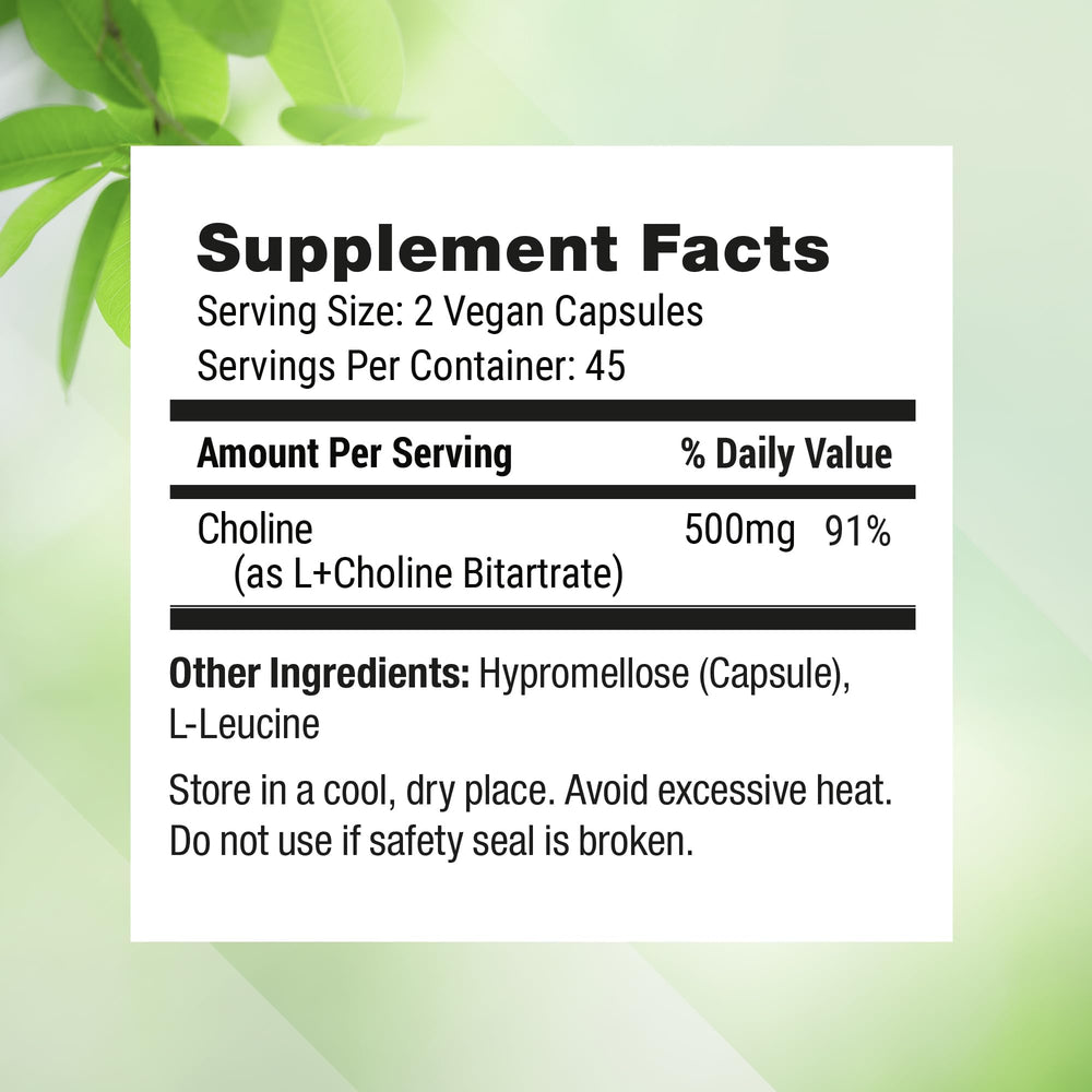 Choline Bitartrate supporting prenatal health