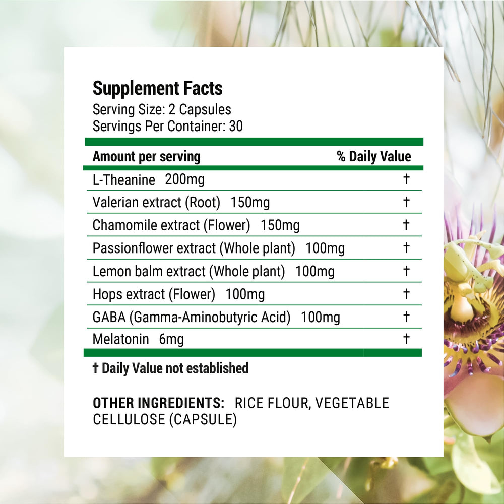 Close-up of Luna Sleep Aid vegan capsules