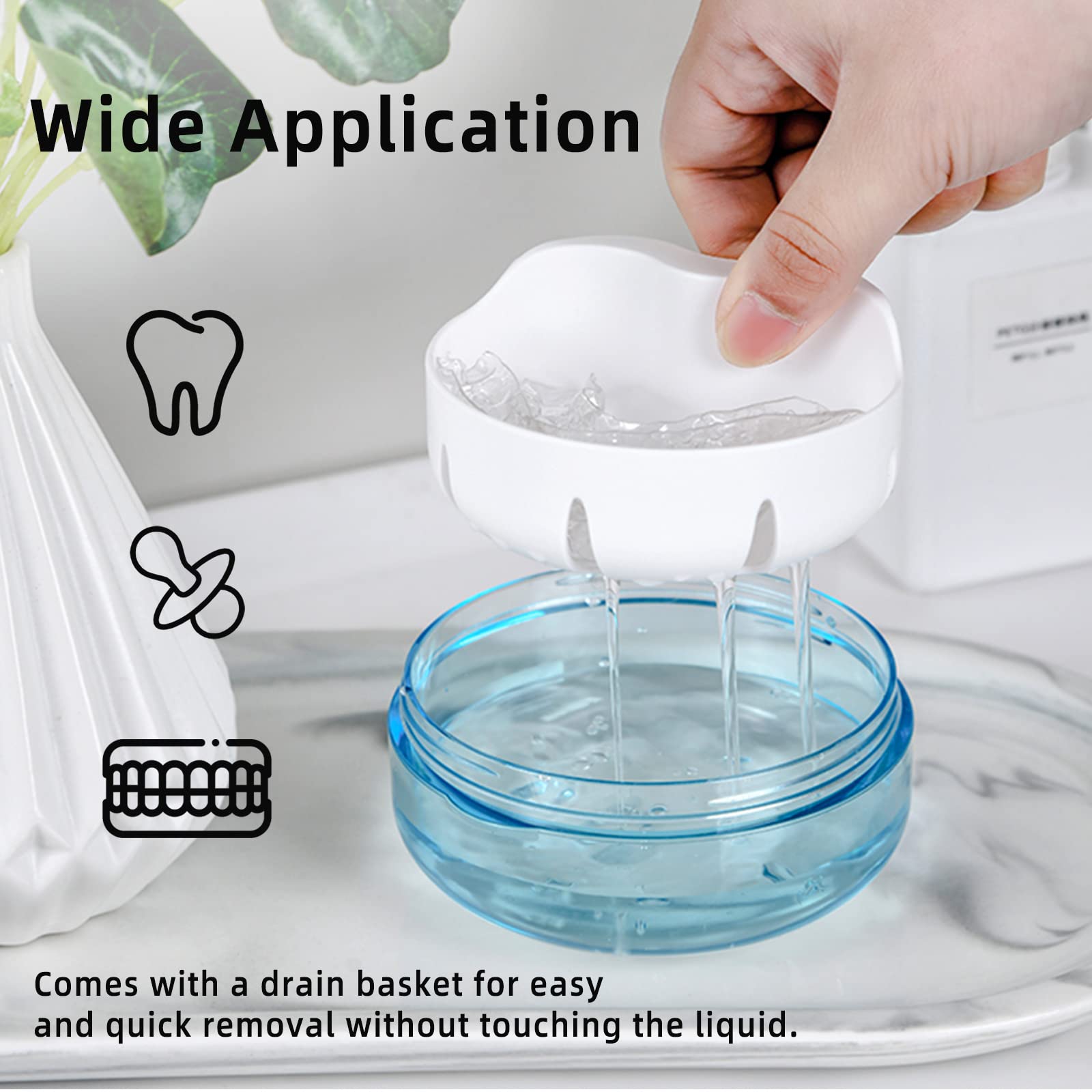 Magnetic hidden mirror with two-headed cleaning brush included