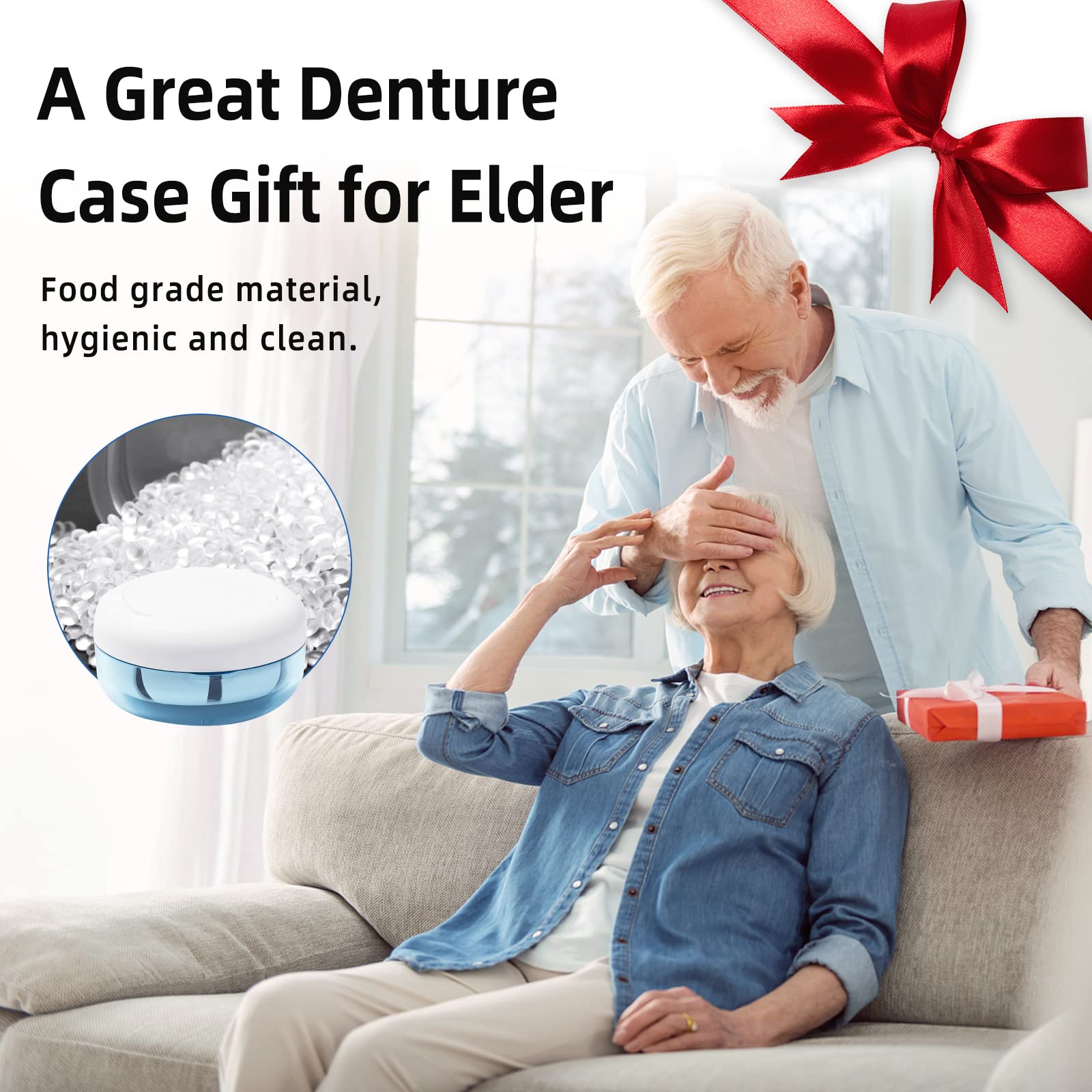 Netceem denture cup kit as a thoughtful gift for parents and travelers