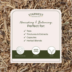 Cut and sifted nettle root organic
