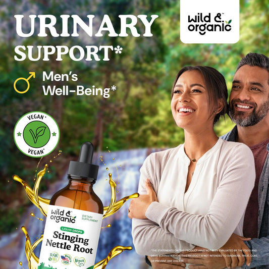 Stinging nettle root extract drops bottle