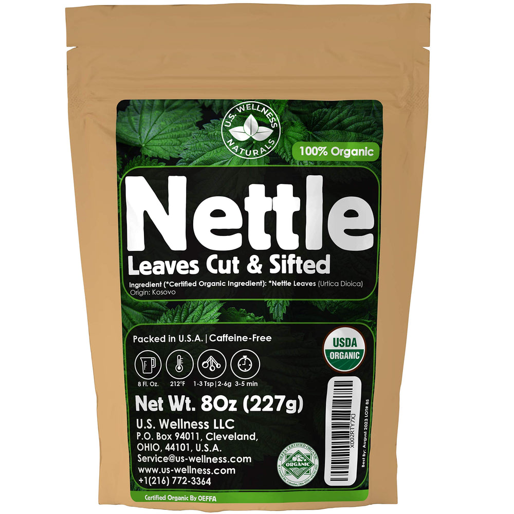 8oz nettle tea from wild harvest, loose leaf