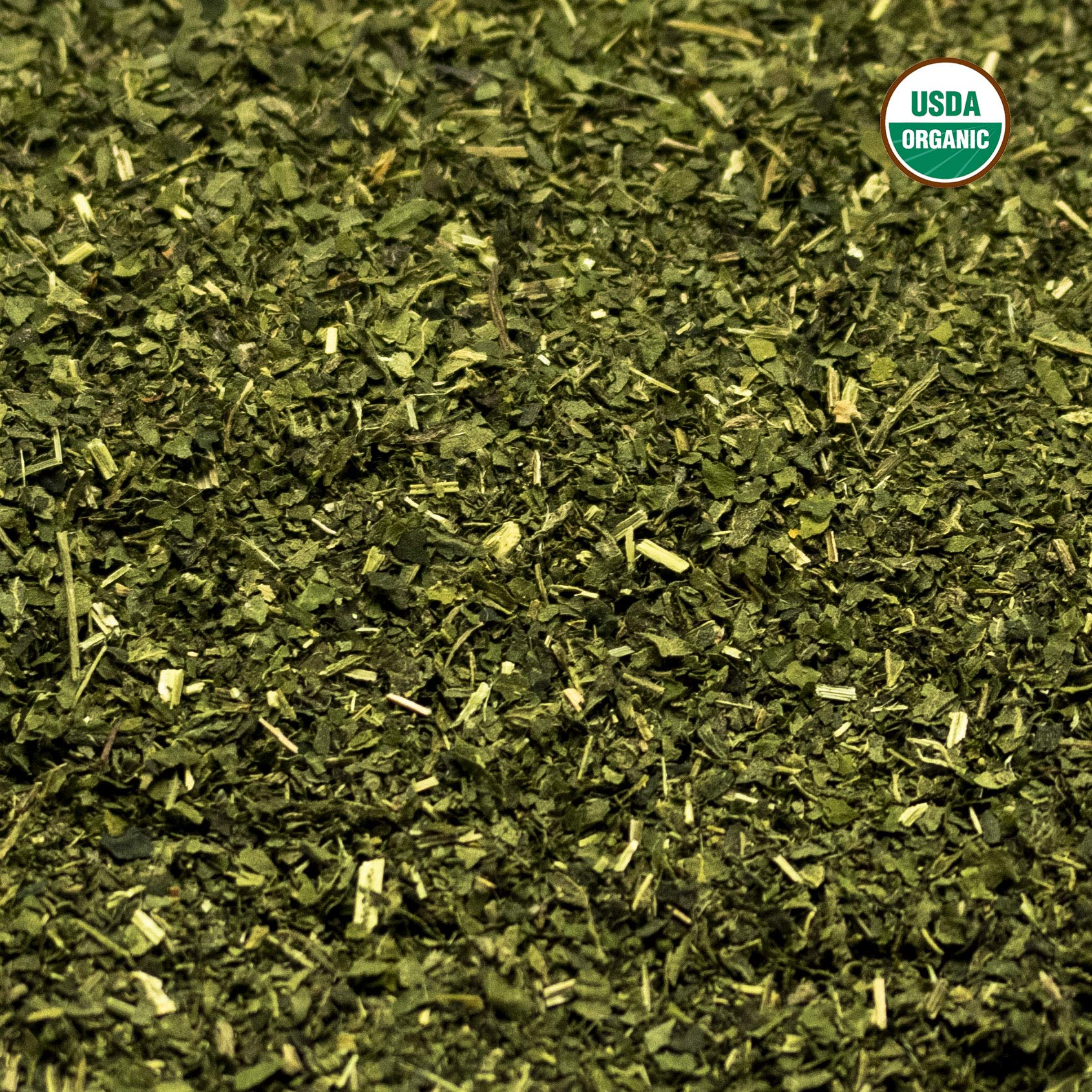 Milky smooth wild harvest nettle tea infusion