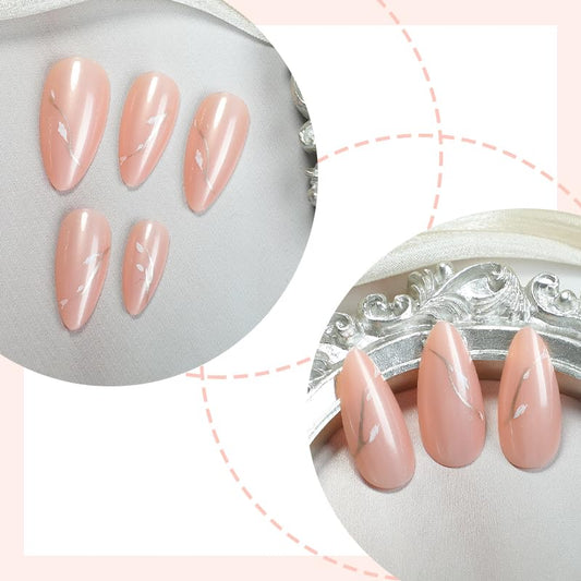 Neuql French tip nails with glue enable quick, reusable elegance for events.