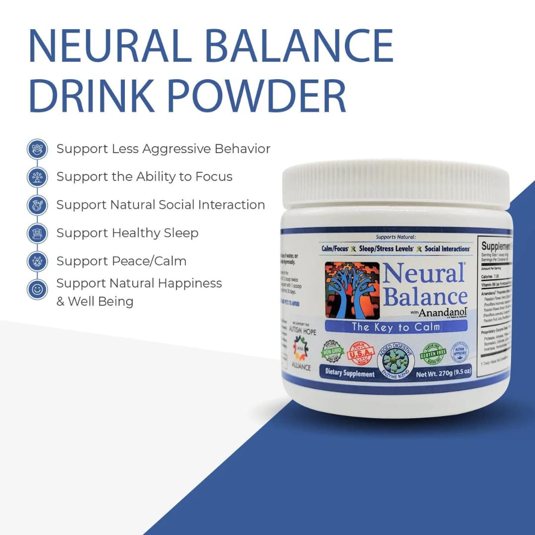 Neural Balance Anandanol ingredients and digestive enzyme blend