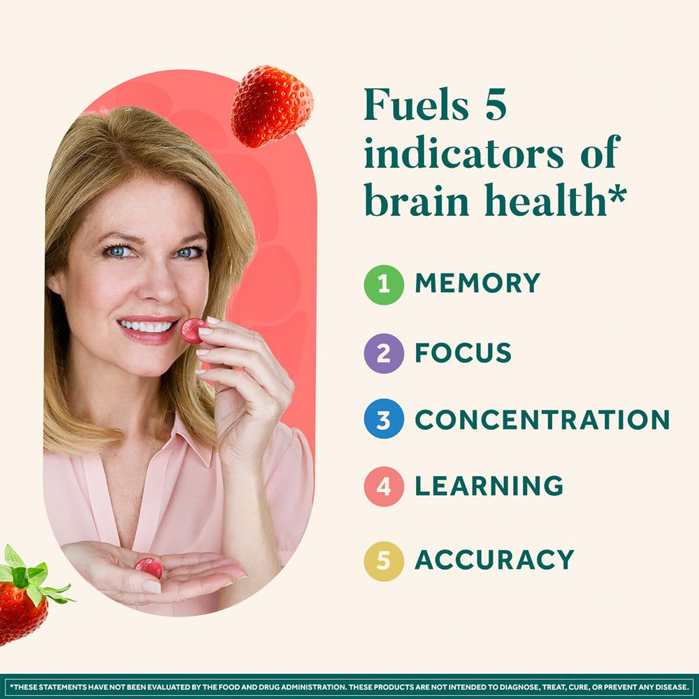 Branding highlighting vegetarian, gluten-free, and naturally flavored formulation