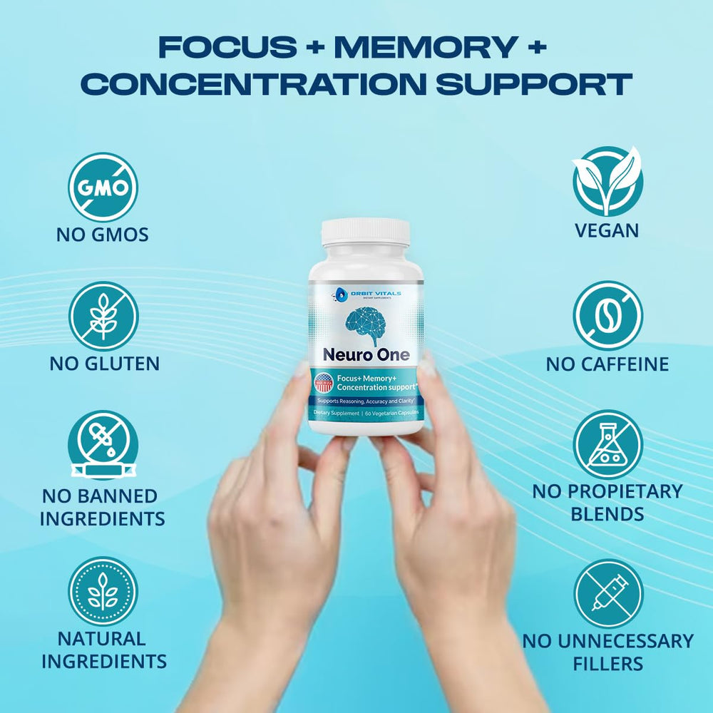 Adult using Neuro brain supplement for concentration