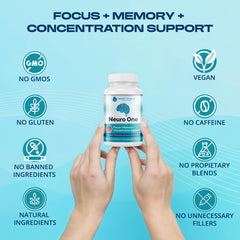 Adult using Neuro brain supplement for concentration