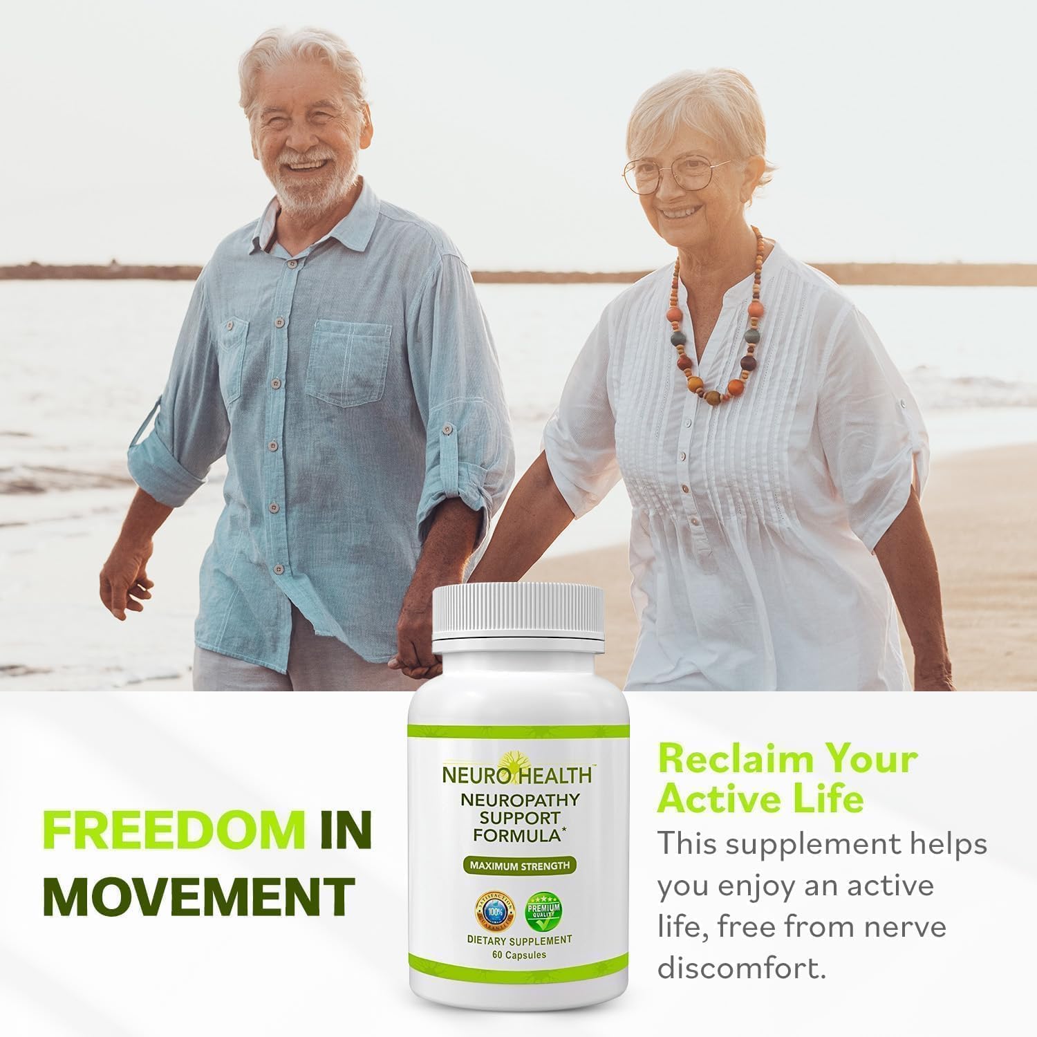 Neuro Health combo-pack packaging highlighting full neuropathy care.