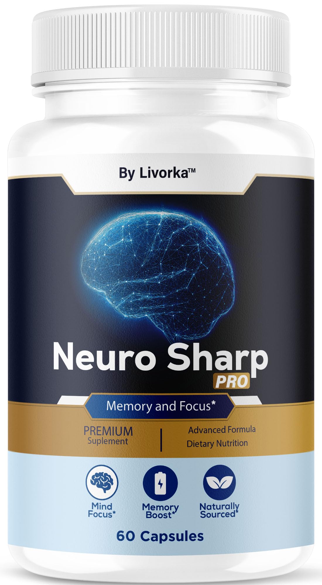 Neuro Sharp Pro bottle front label