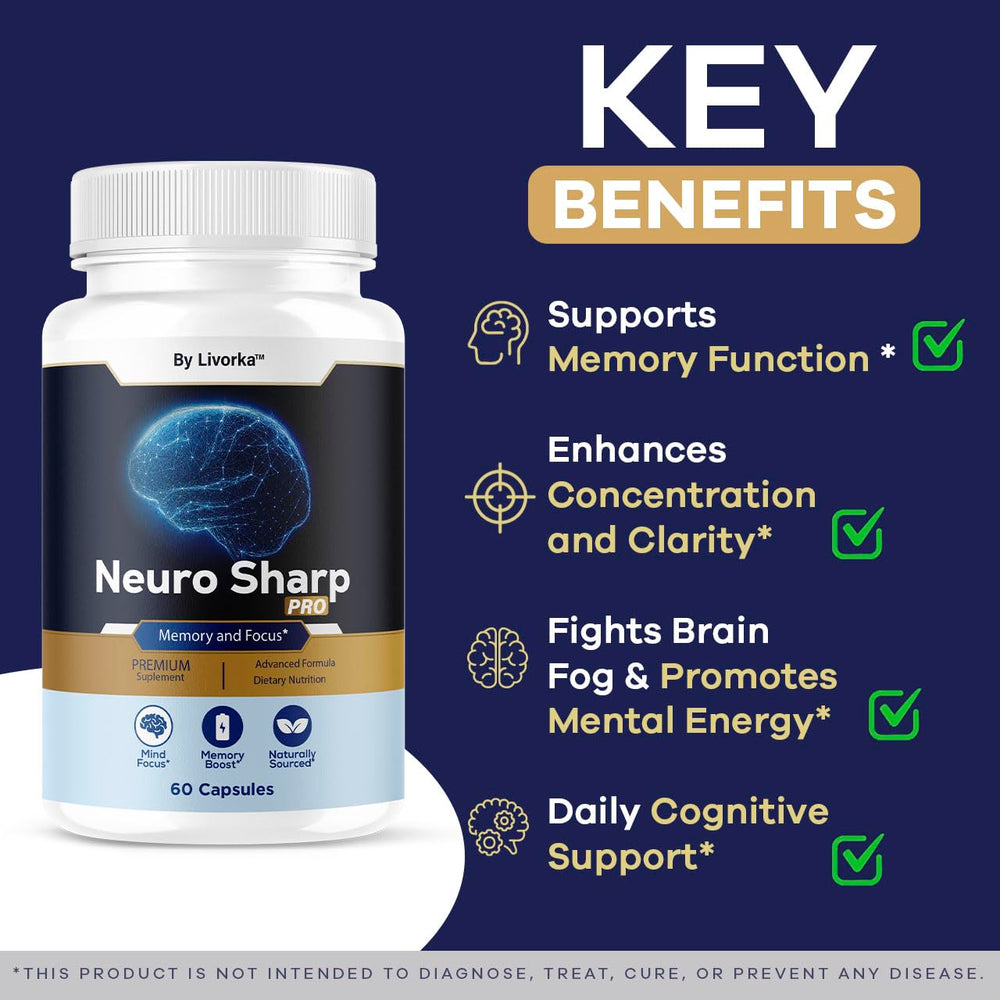 Close-up of Neuro Sharp Pro bottle label