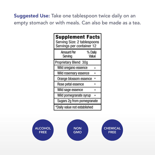 Graphic showing nerve and brain support features of NeuroAid.