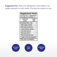 Graphic showing nerve and brain support features of NeuroAid.